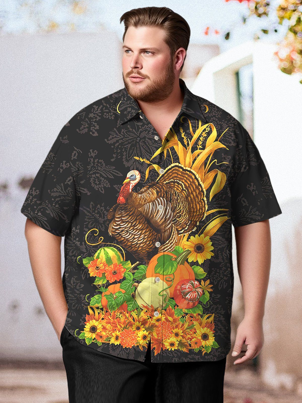Vintage Big & Tall Foods Hawaiian Shirt Turkey Fruit & Flower Hawaiian Shirt Vintage Big & Tall Foods Hawaiian Shirt Turkey Fruit & Flower Hawaiian Shirt