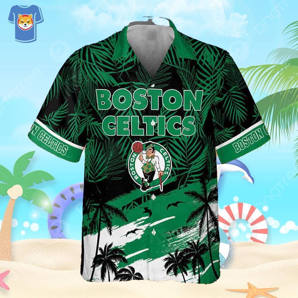 Vintage Boston Celtics Hawaiian Shirt Best Beach Gift Vintage Boston Celtics Hawaiian Shirt Best Beach Gift