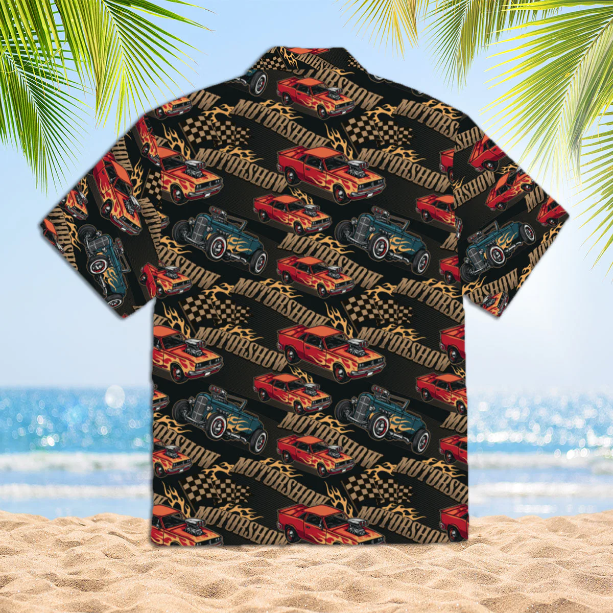 Vintage Car Racing Motorshow Trendy Hawaiian Shirt