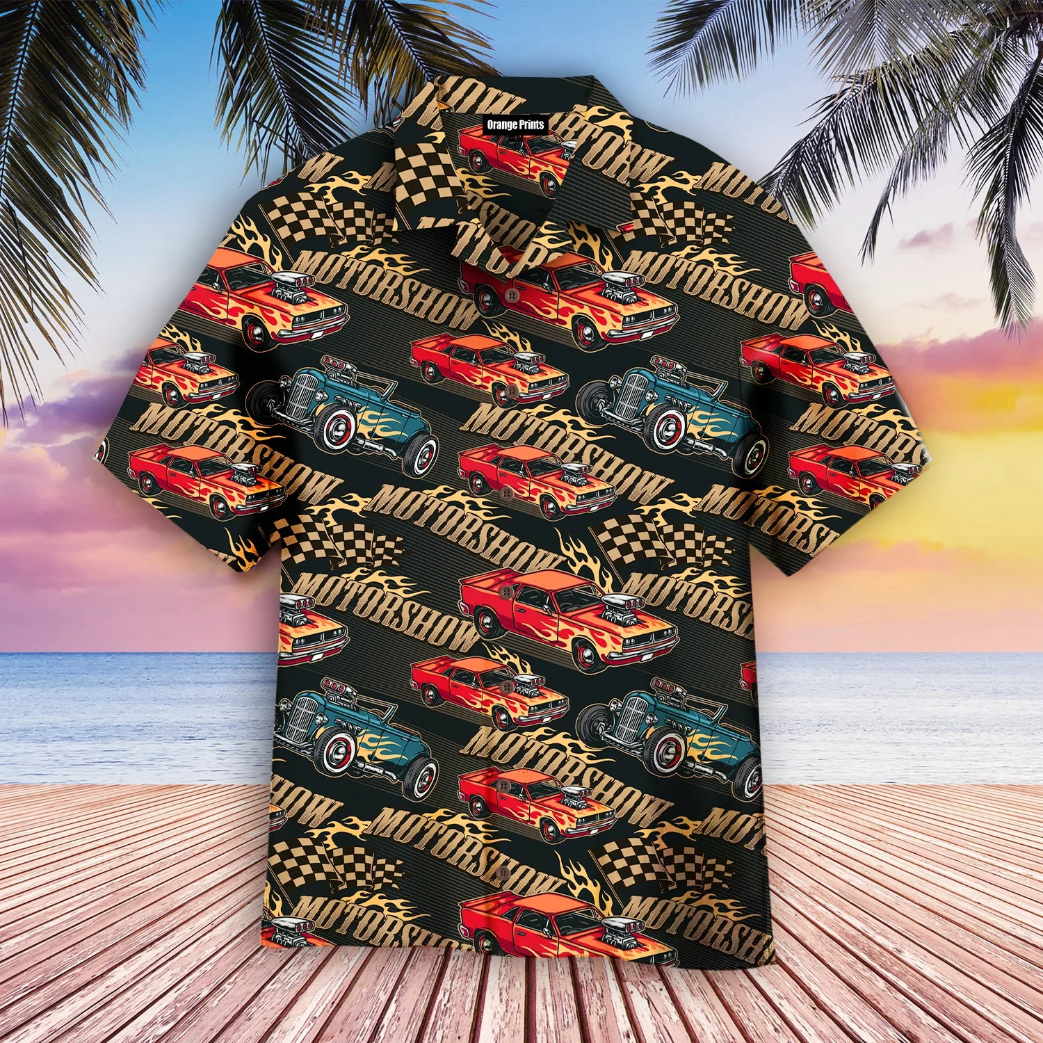 Vintage Car Racing Motorshow Trendy Hawaiian Shirt Vintage Car Racing Motorshow Trendy Hawaiian Shirt