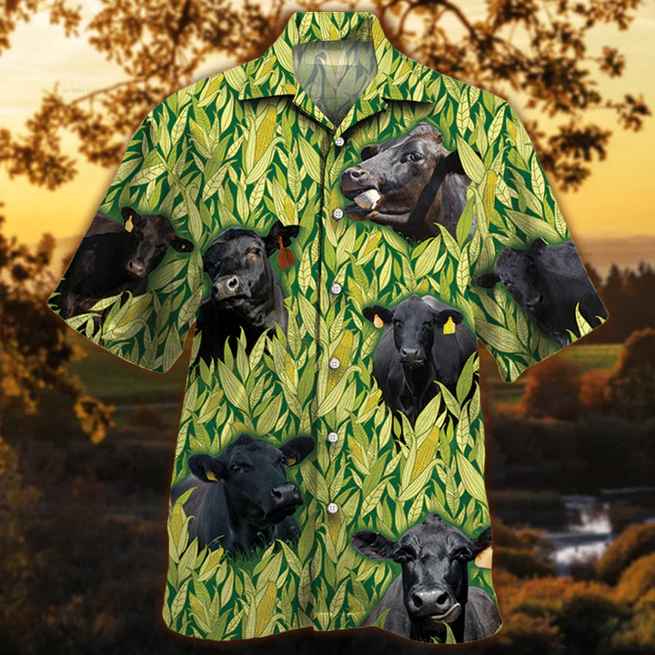 Vintage Farm Trendy Hawaiian Shirts For Men – Black Angus Trendy Hawaiian Shirt, Animals Button Down Mens Trendy Hawaiian Shirts Vintage Farm Trendy Hawaiian Shirts For Men – Black Angus Trendy Hawaiian Shirt, Animals Button Down Mens Trendy Hawaiian Shirts