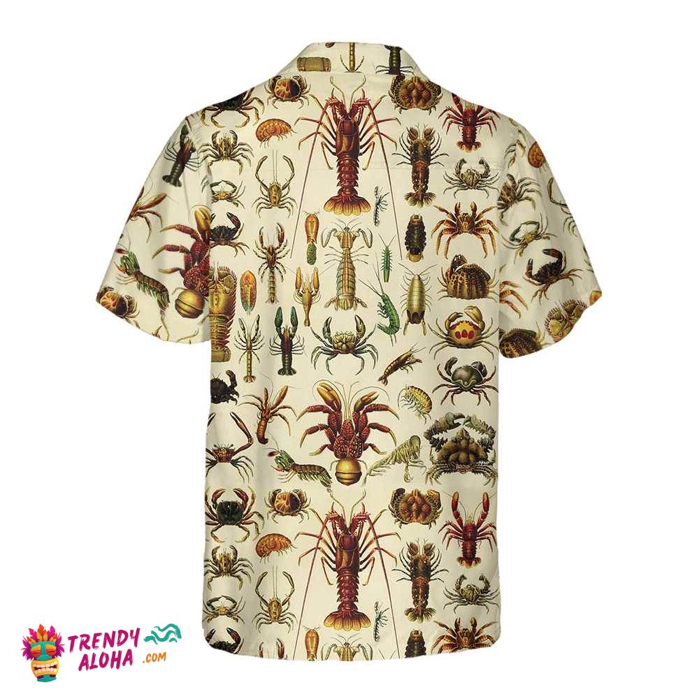 Vintage Lobster And Seafood Lobster Hawaiian Shirt, Lobster Shirt For Men & Women, Cool Gift For Lobster Lover