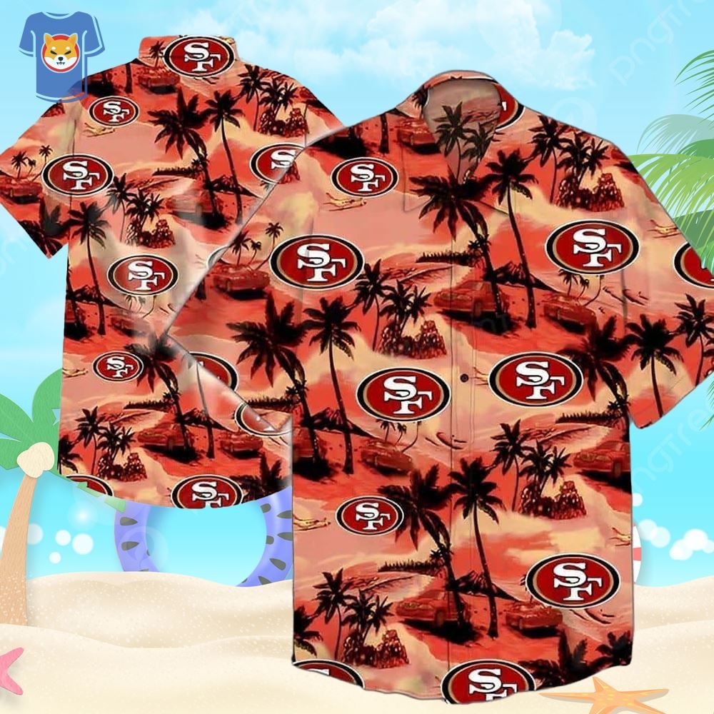 Vintage NFL San Francisco 49Ers Hawaiian Shirt Gift For Football Fans