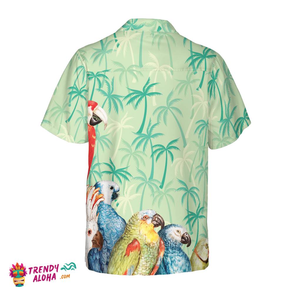 Orange Hawaiian Palm Tree Print Men's Sweatshirt main image 0