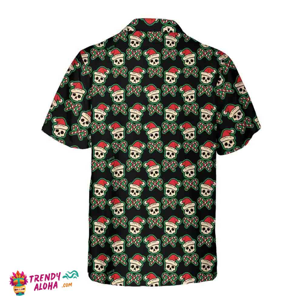 Vintage Pirate Santa Skull Hawaiian Shirt, Funny Christmas Santa Shirt, Best Gift For Christmas