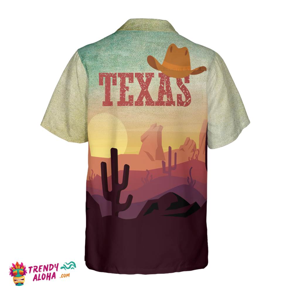 Vintage Texas Hawaiian Shirt, Unique Texas Shirt For Texas Lovers