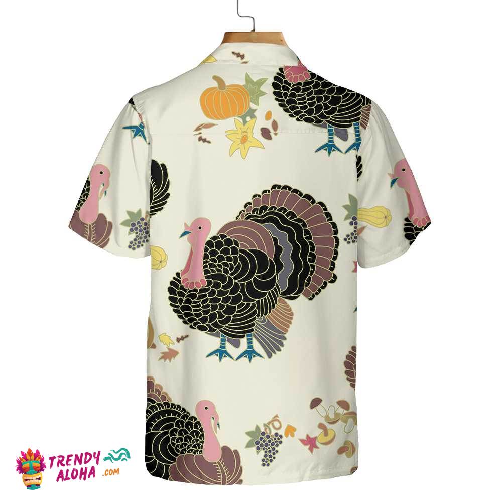 Vintage Turkey Thanksgiving Hawaiian Shirt, Thanksgiving Gobble Shirt, Best Gift For Thanksgiving