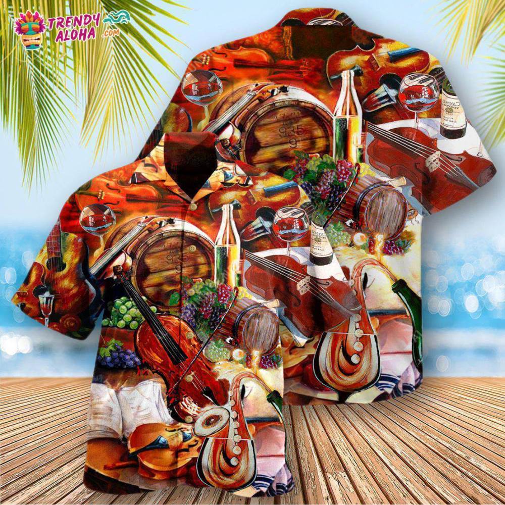 Violin Music Fill The Cup Of Silence With Violin Melody Hawaiian Shirt – Trendy Aloha