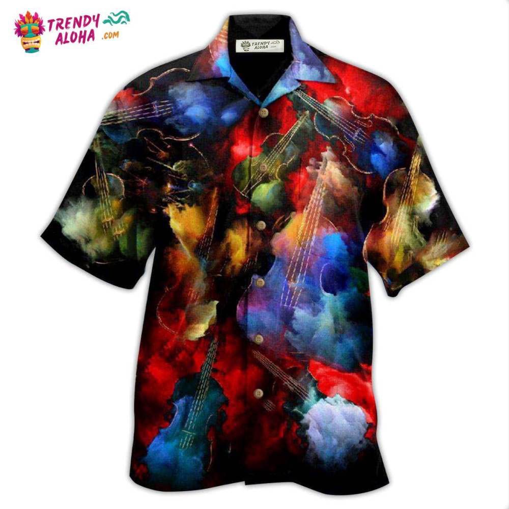 Violin Music Happiness Is A Thing To Be Practiced Like Violin Hawaiian Shirt – Trendy Aloha