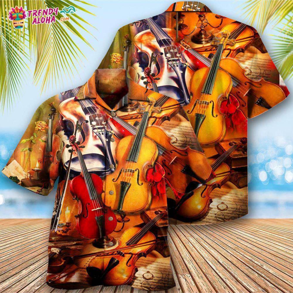 Violin Music Is My Passion Hawaiian Shirt – Trendy Aloha