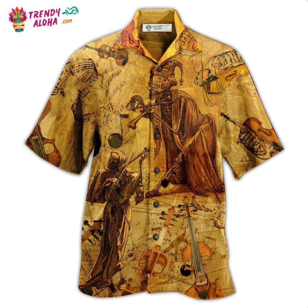 Violin Music Or Fiddle Hawaiian Shirt – Trendy Aloha Violin Music Or Fiddle Hawaiian Shirt – Trendy Aloha