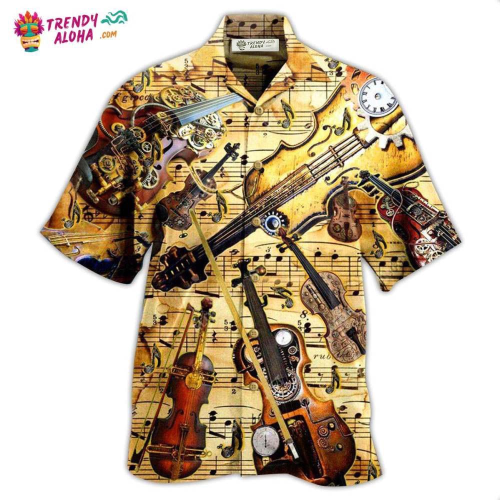 Violin Music Violin Speaks Hawaiian Shirt – Trendy Aloha Violin Music Violin Speaks Hawaiian Shirt – Trendy Aloha