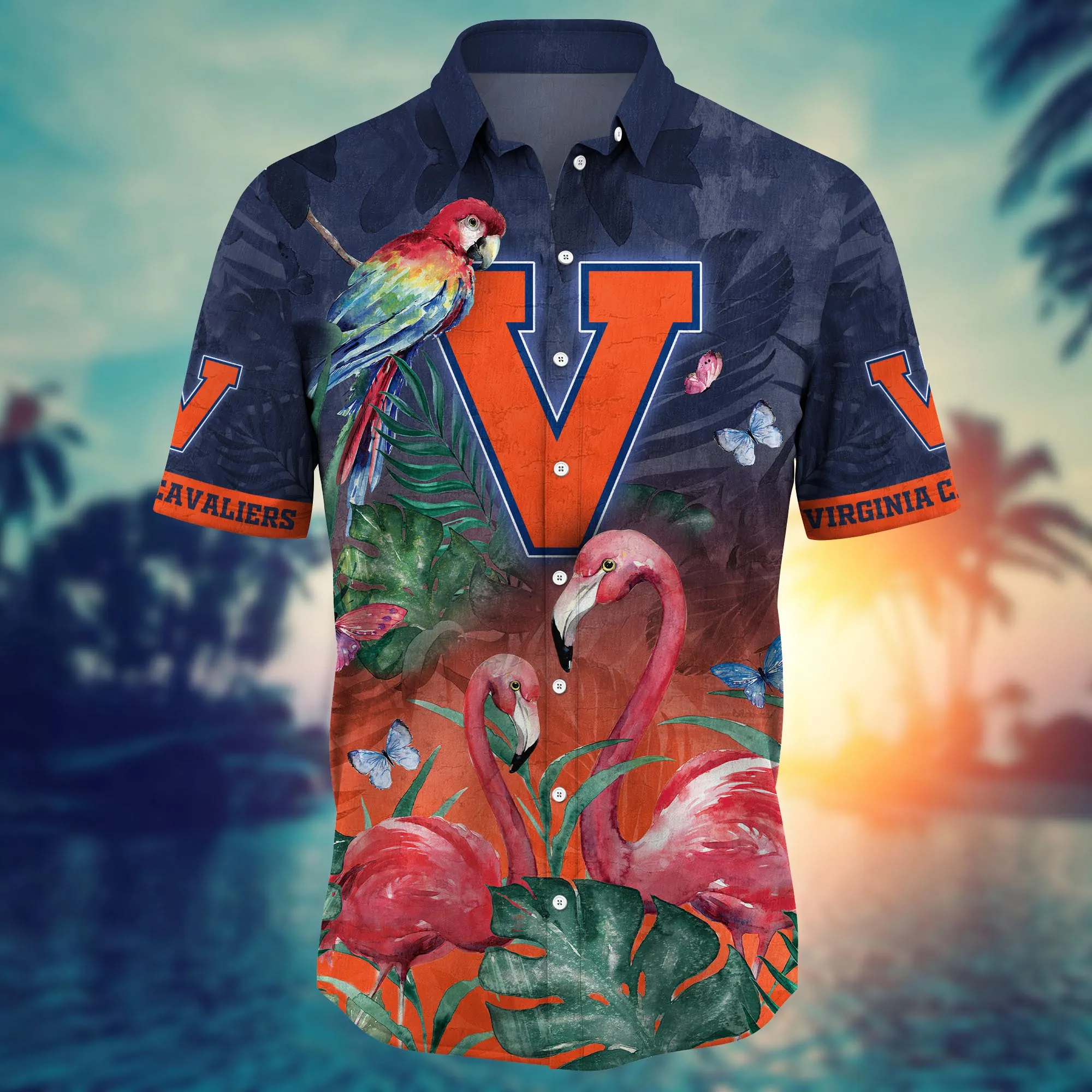 Virginia Cavaliers NCAA Hawaiian Shirt Air Conditioning Aloha Shirt