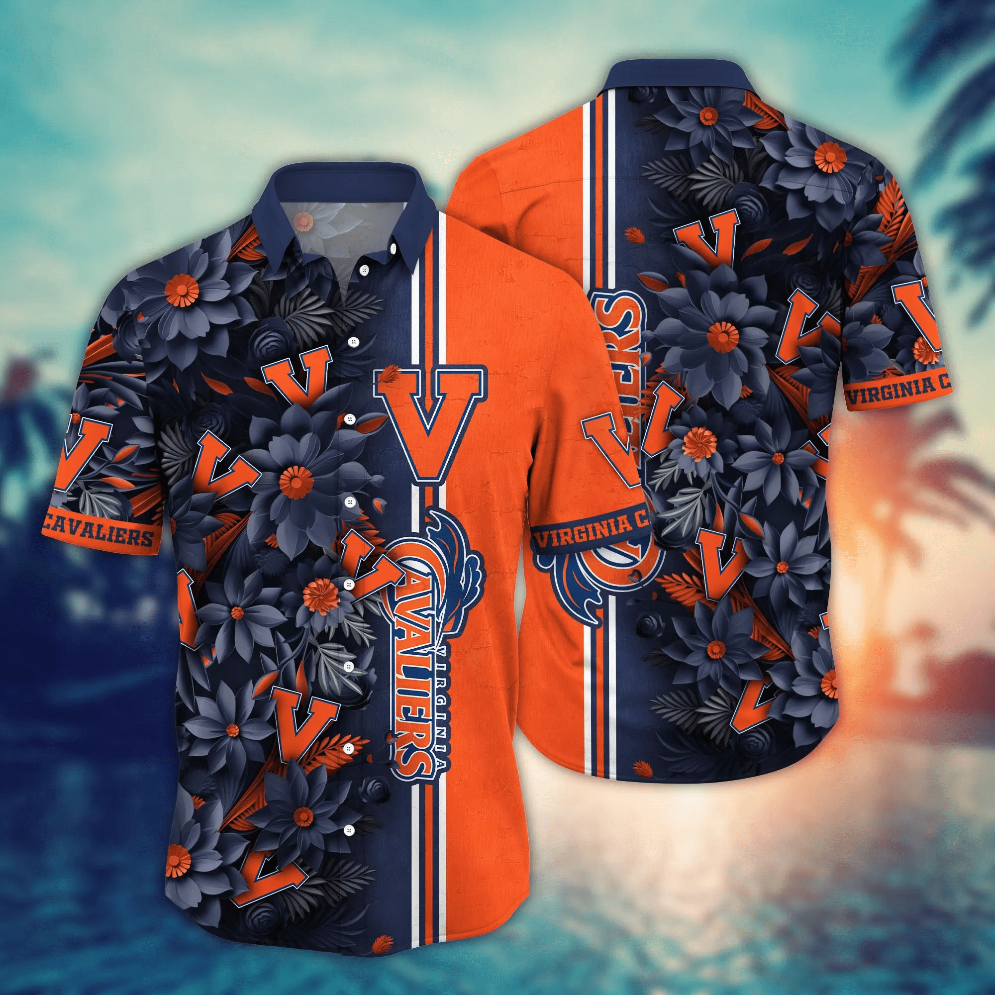 Virginia Cavaliers NCAA Hawaiian Shirt Custom Long Days Aloha Shirt Virginia Cavaliers NCAA Hawaiian Shirt Custom Long Days Aloha Shirt