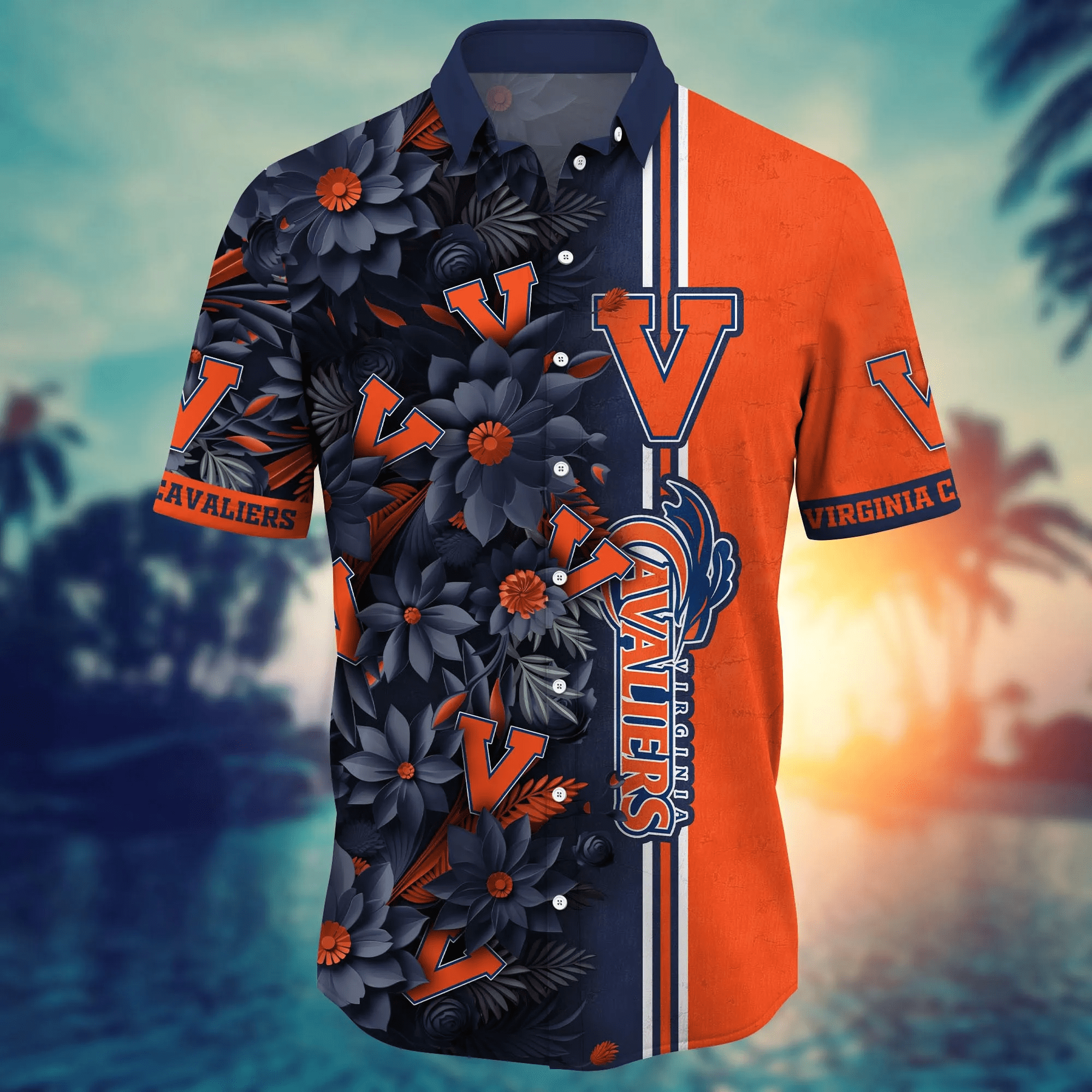 Virginia Cavaliers NCAA Hawaiian Shirt Custom Long Days Aloha Shirt