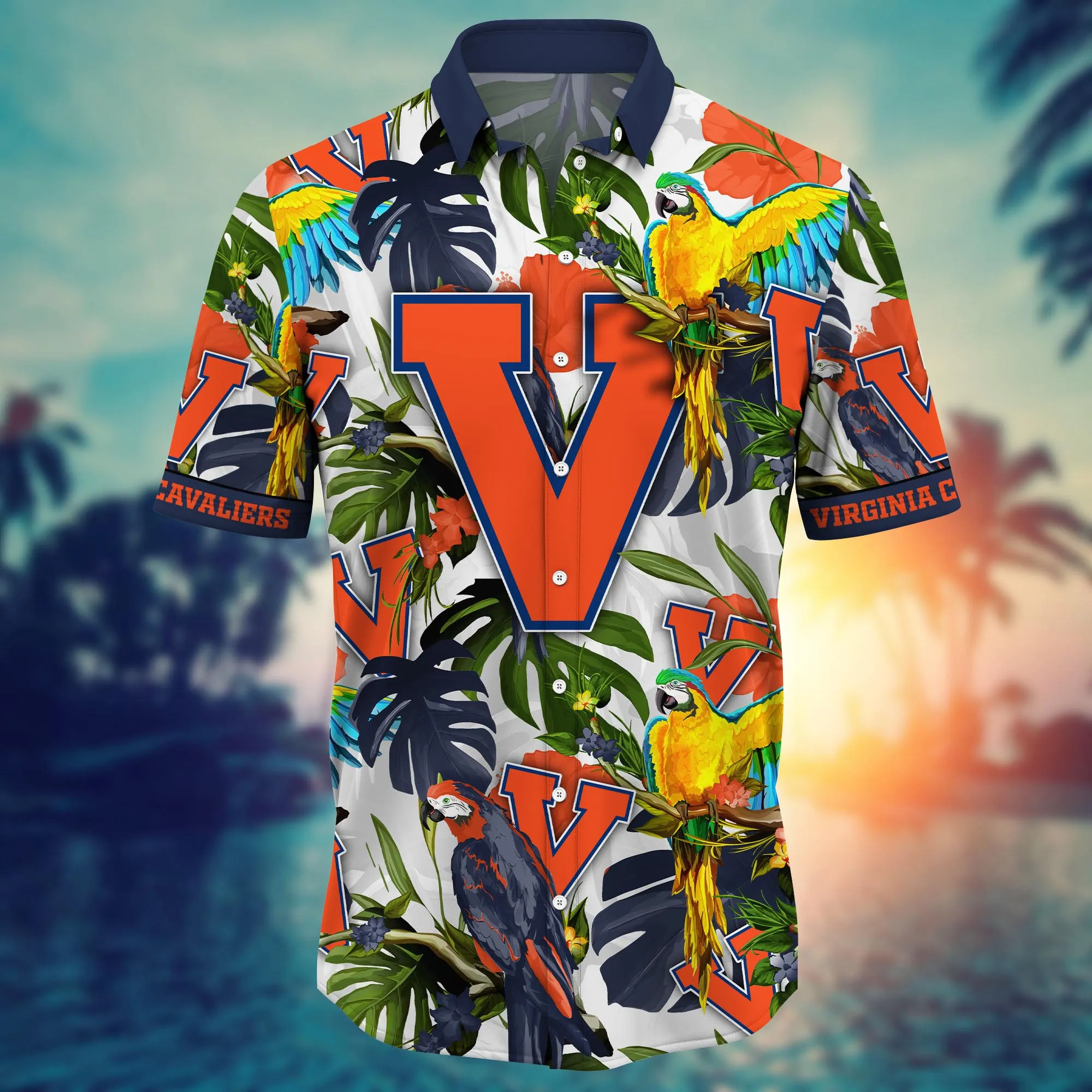 Virginia Cavaliers NCAA Hawaiian Shirt Junetime Aloha Shirt