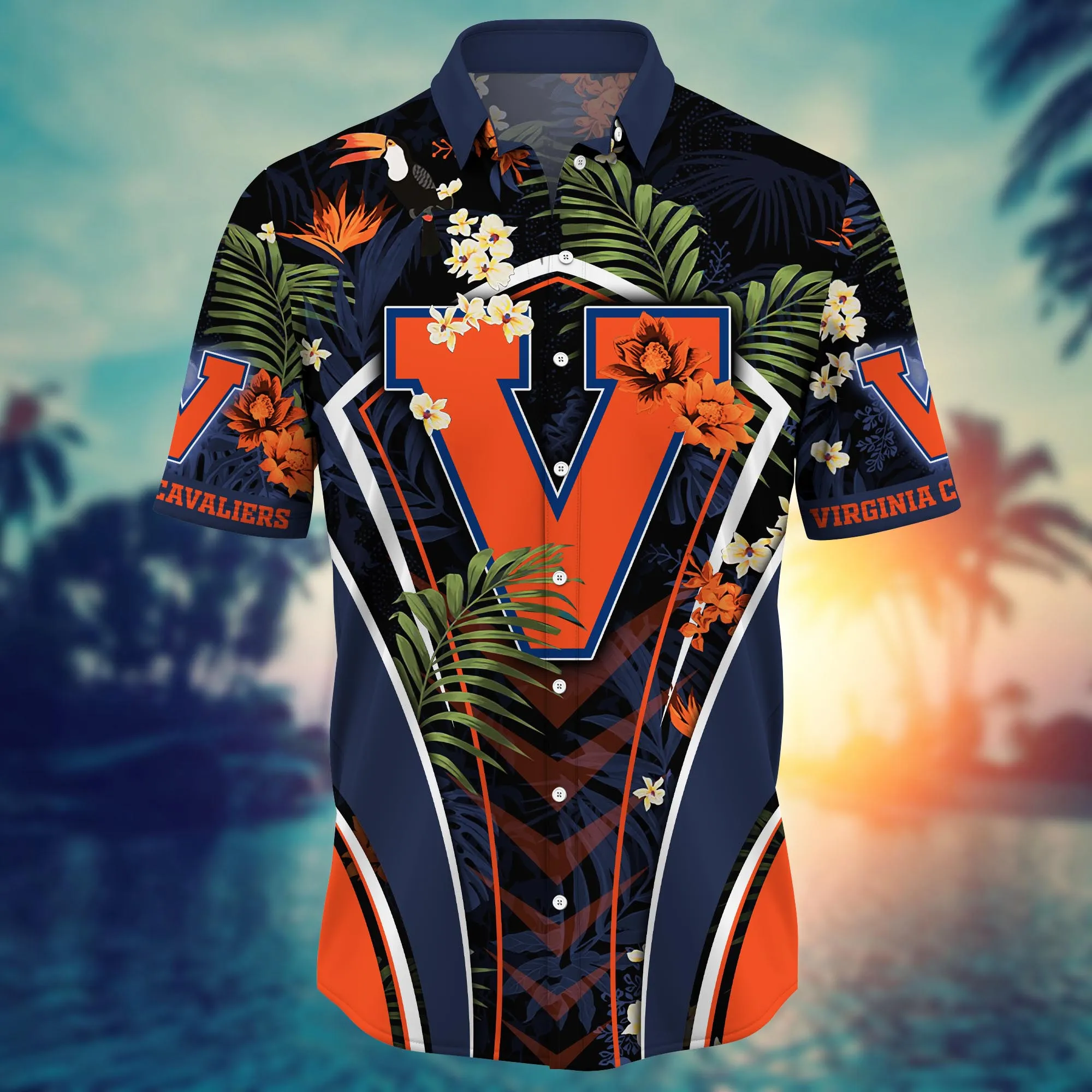 Virginia Cavaliers NCAA Hawaiian Shirt Picnics Aloha Shirt