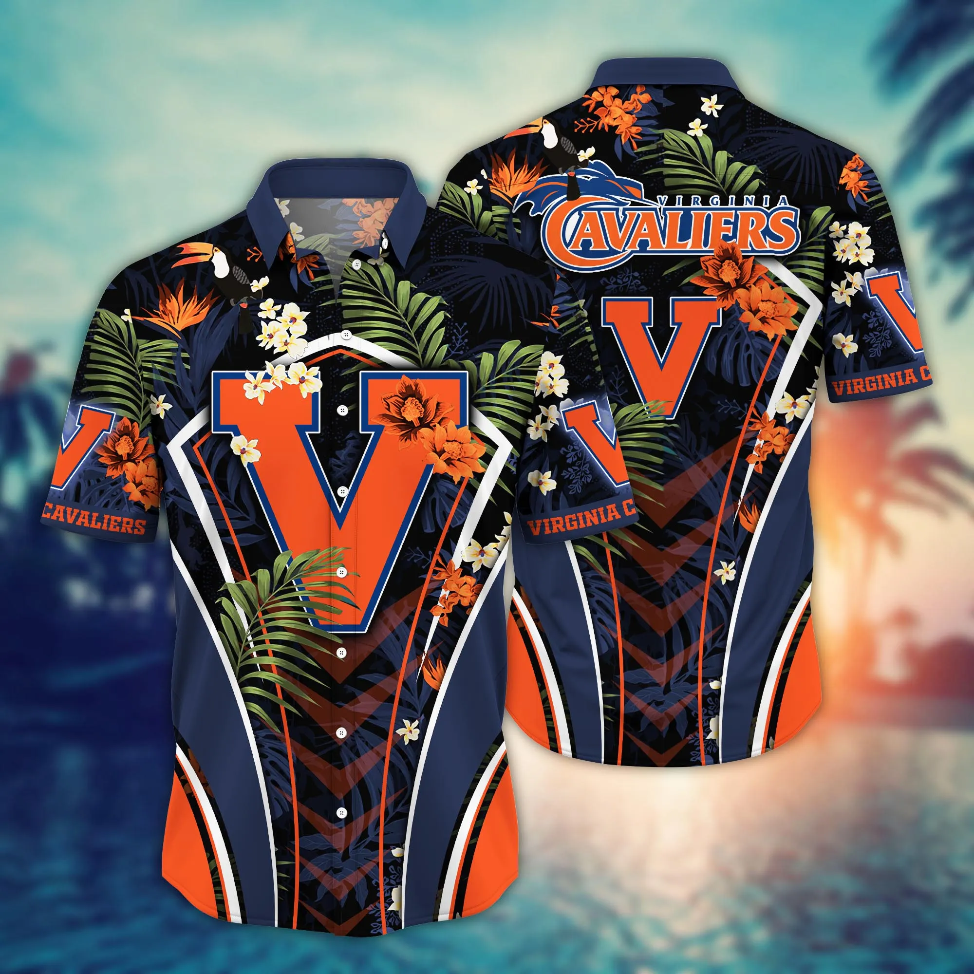 Virginia Cavaliers NCAA Hawaiian Shirt Picnics Aloha Shirt
