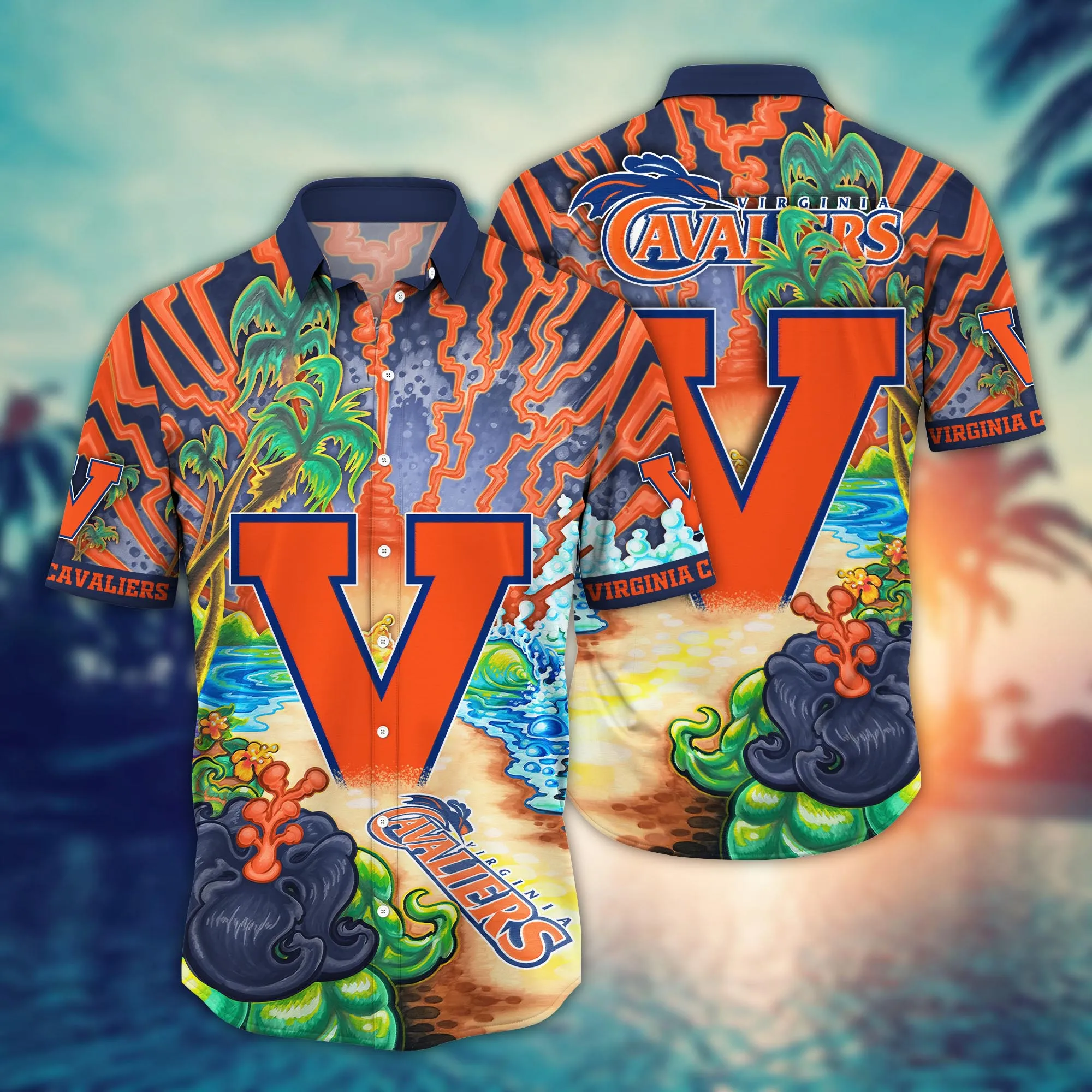 Virginia Cavaliers NCAA Hawaiian Shirt Summer Fruitstime Aloha Shirt Virginia Cavaliers NCAA Hawaiian Shirt Summer Fruitstime Aloha Shirt