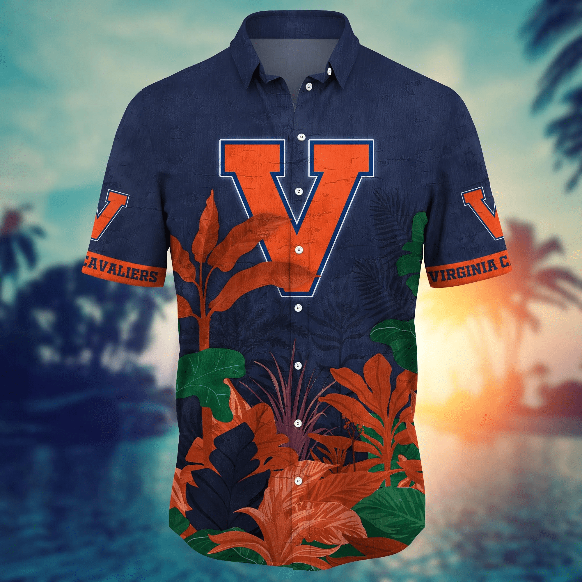 Virginia Cavaliers NCAA Hawaiian Shirt Summery Footie Shirts