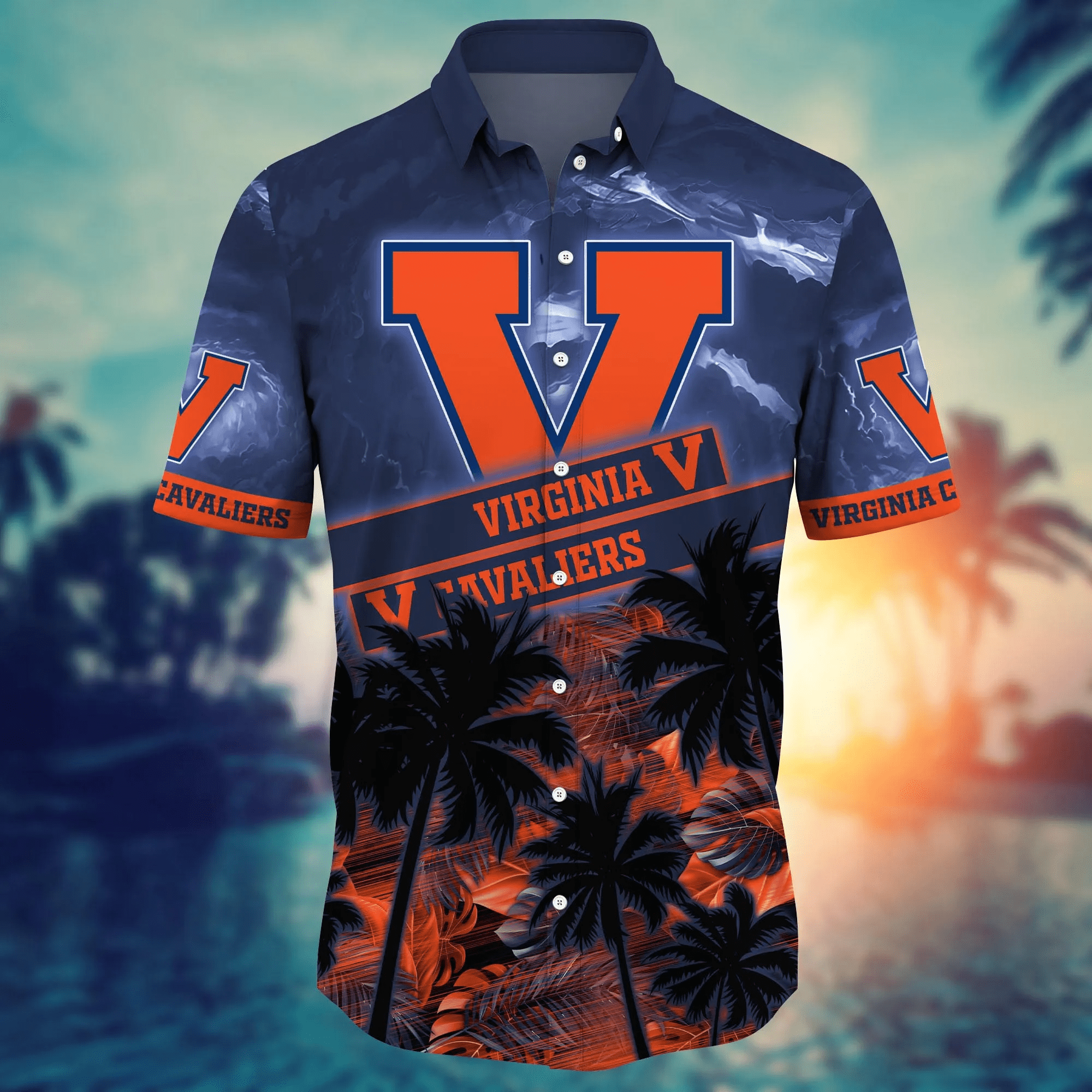 Virginia Cavaliers NCAA Hawaiian Shirt Vacation Aloha Shirt