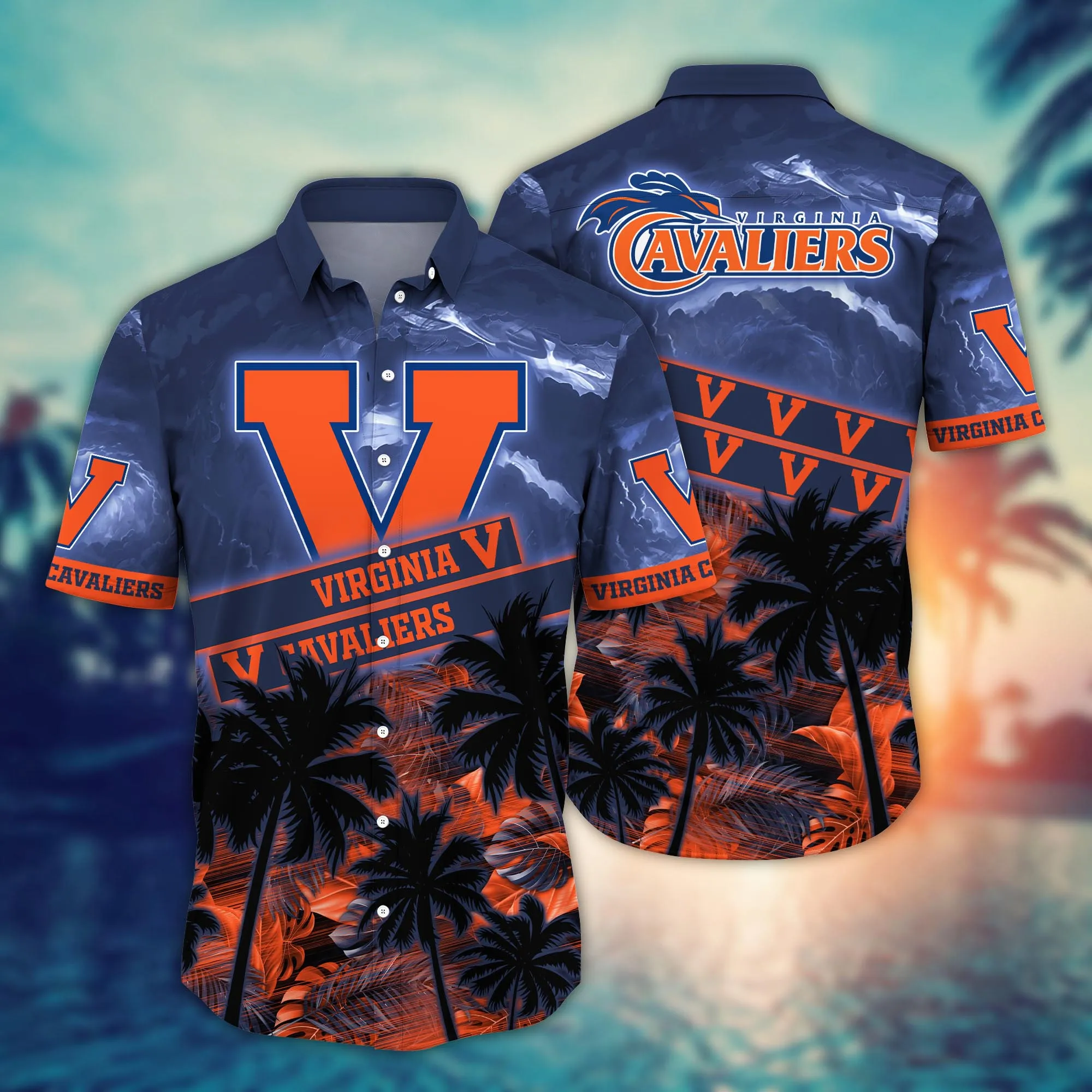 Virginia Cavaliers NCAA Hawaiian Shirt Vacation Aloha Shirt