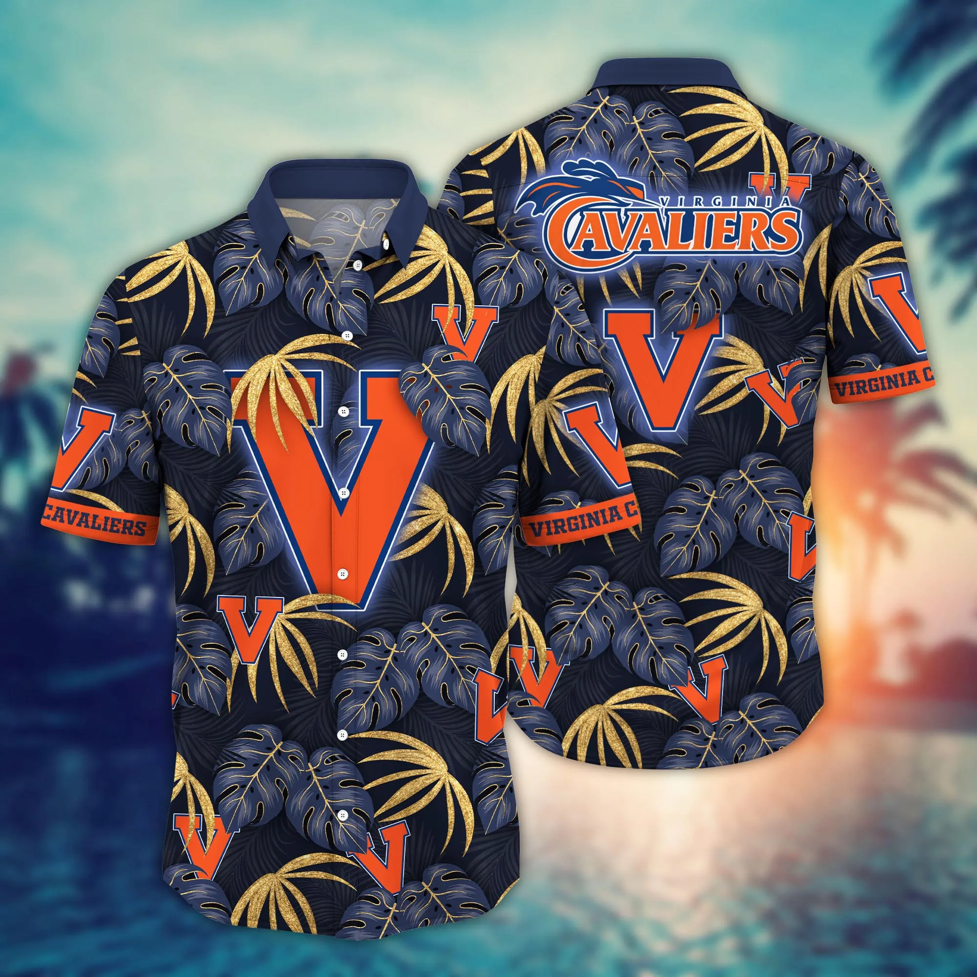 Virginia Cavaliers NCAA Hawaiian Shirt Vacation Spots Aloha Shirt Virginia Cavaliers NCAA Hawaiian Shirt Vacation Spots Aloha Shirt