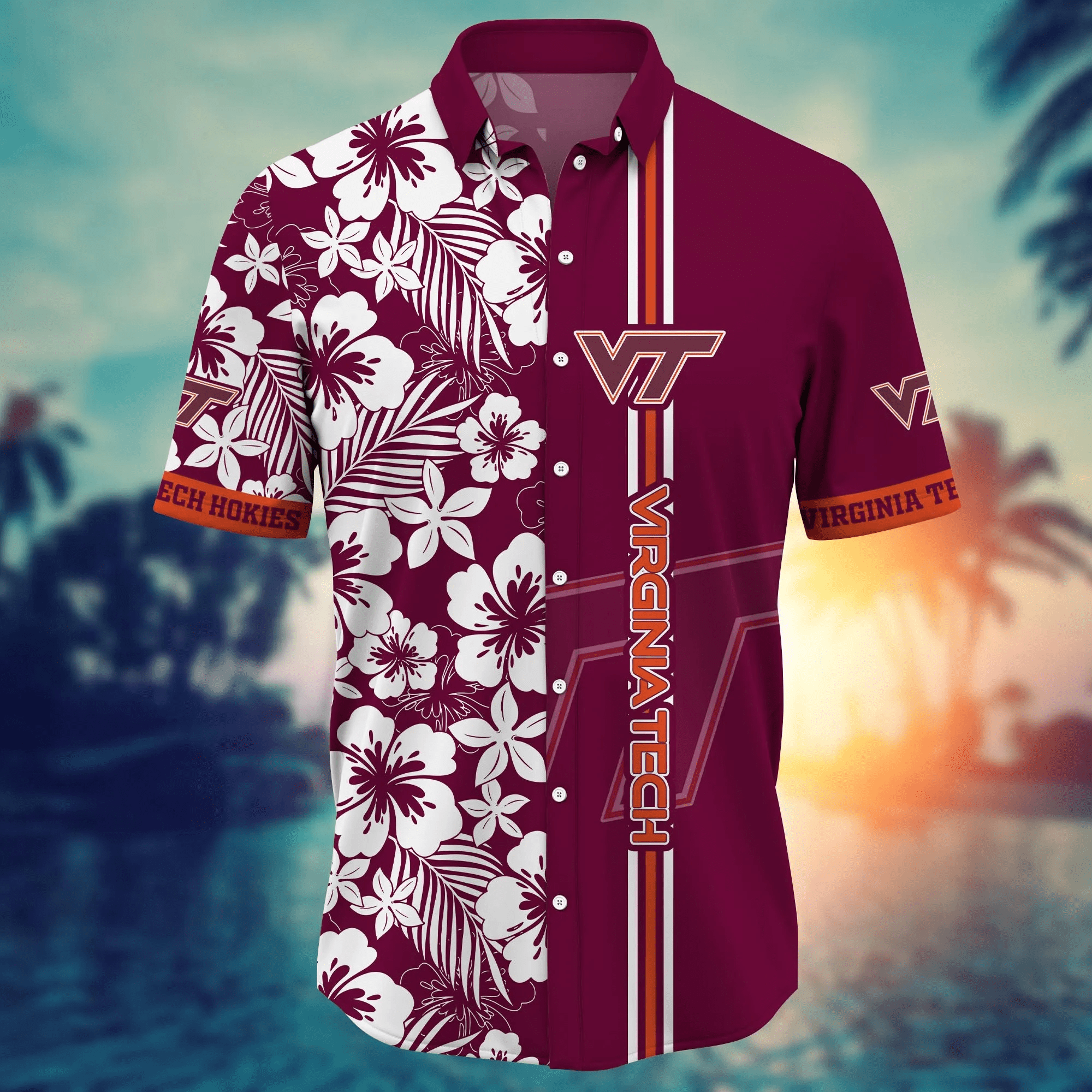 Virginia Tech Hokies NCAA Hawaiian Shirt Heatwavetime Friendly Match Shirts