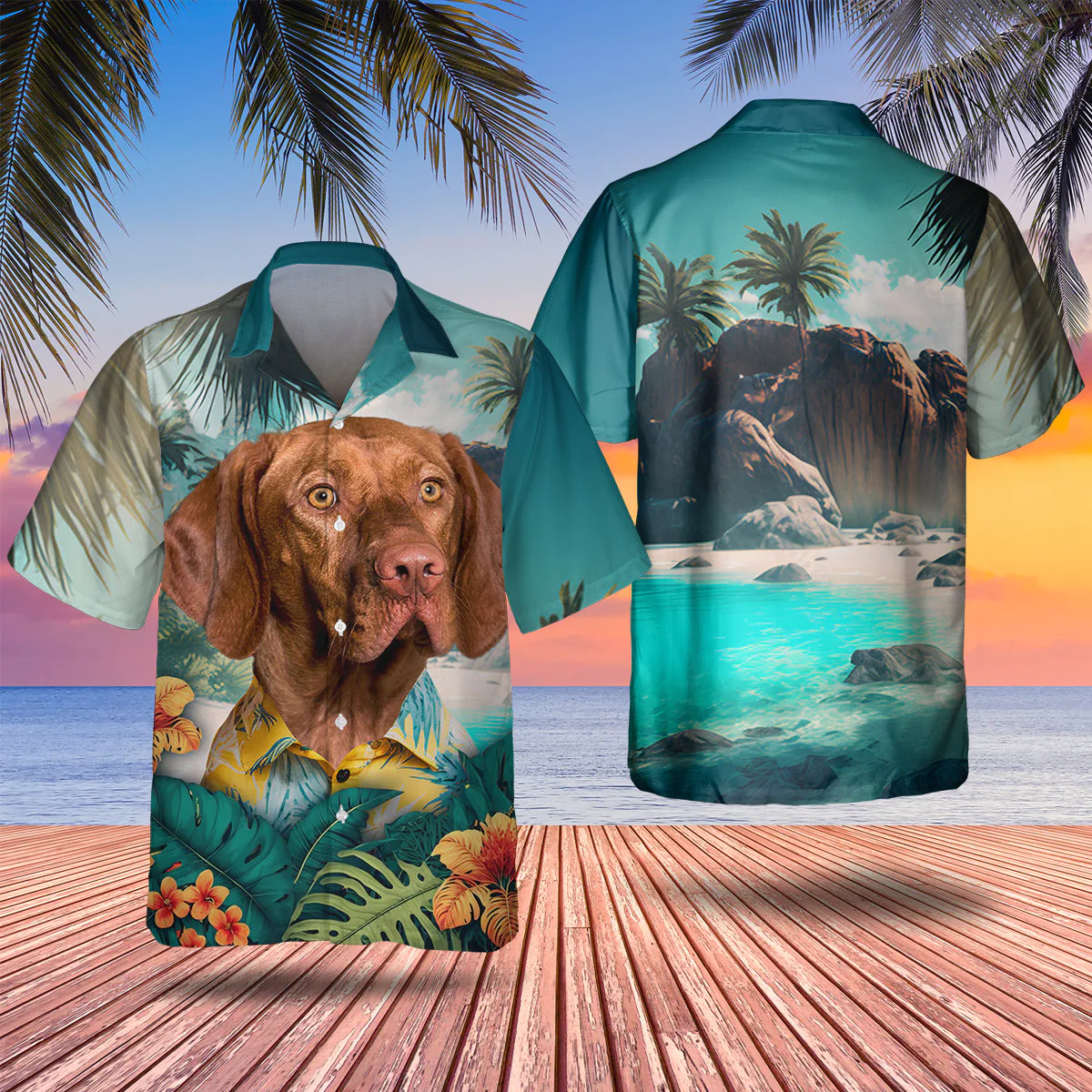 Vizsla Hungarian Charm 3D Hawaiian Shirt Beach Ready Style