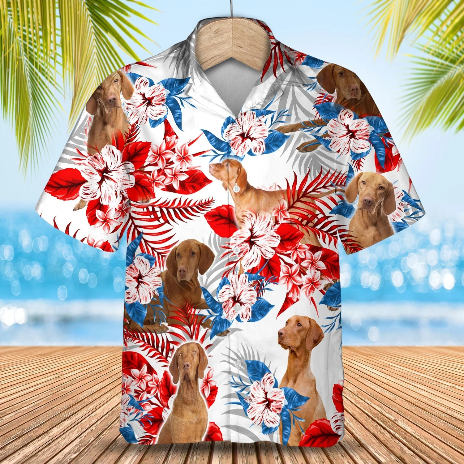 Vizsla Trendy Hawaiian Shirt Gift For Summer, Summer Aloha Shirt, Trendy Hawaiian Shirt For Men And Women Vizsla Trendy Hawaiian Shirt Gift For Summer, Summer Aloha Shirt, Trendy Hawaiian Shirt For Men And Women