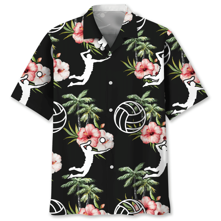 Volleyball Nature Flower Hawaii Shirt