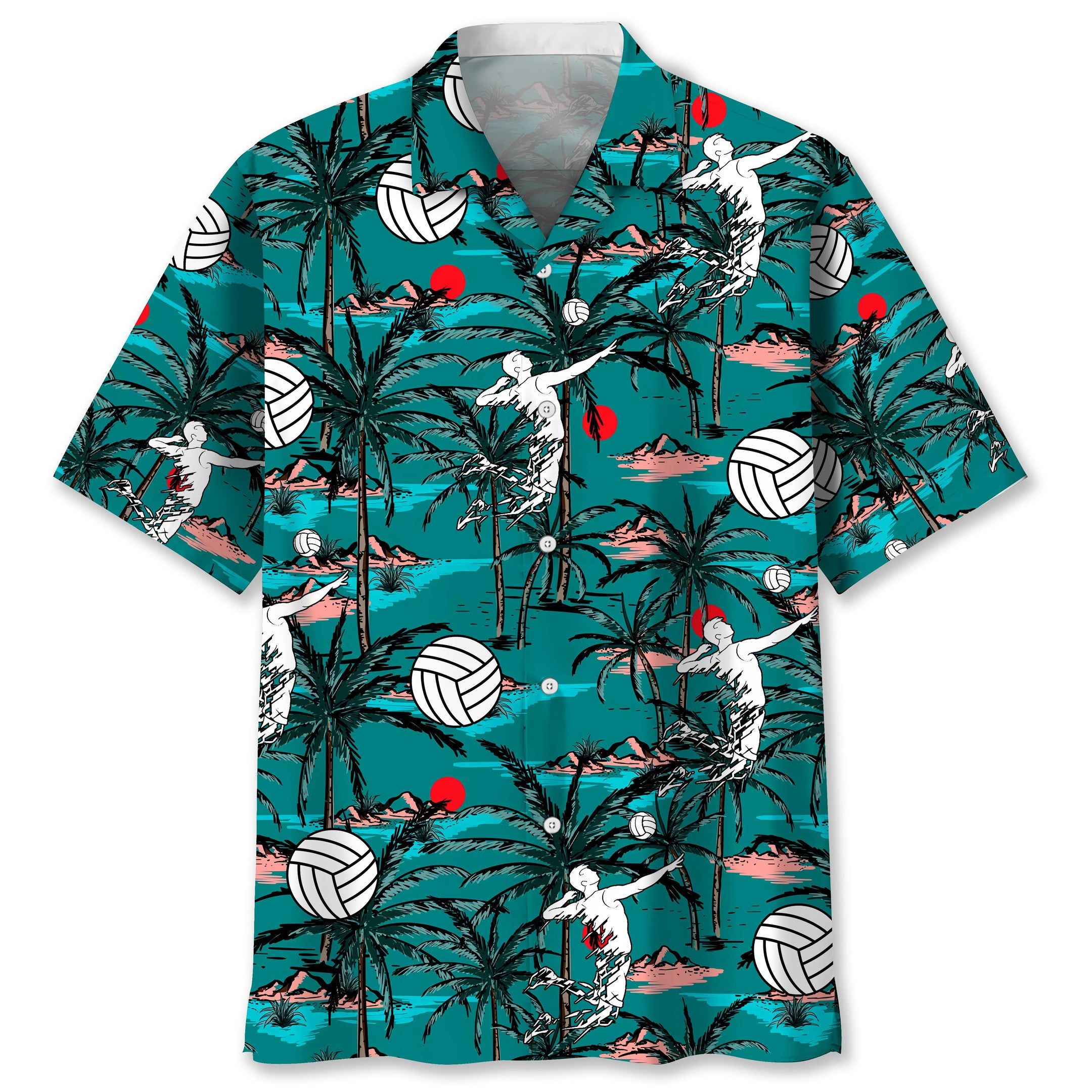 Volleyball Vintage Trendy Hawaiian Shirt