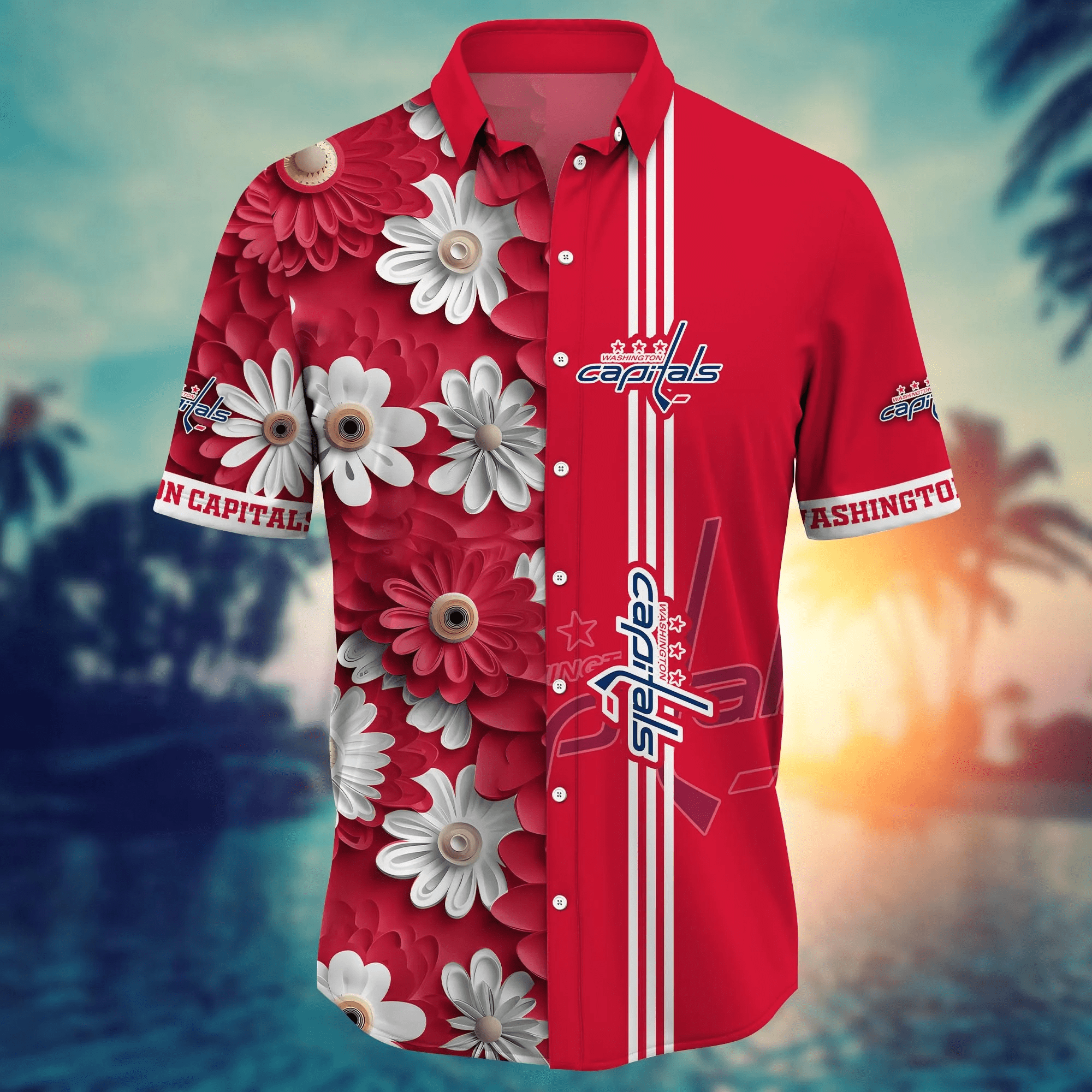 Washington Capitals NHL Hawaiian Shirt Break The World Game Shirts