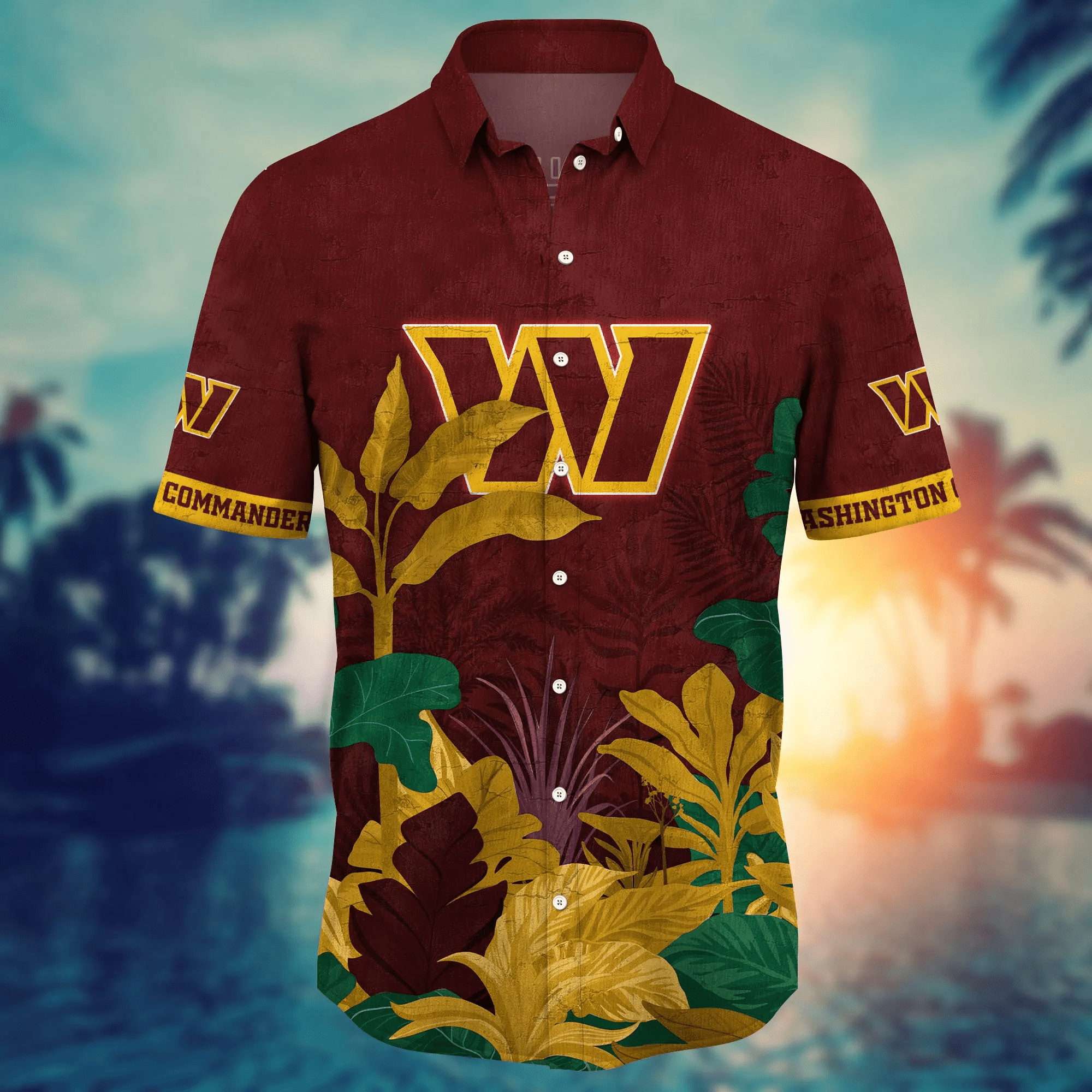 Washington Commanders NFL Hawaiian Shirt Midsummer Aloha Shirt