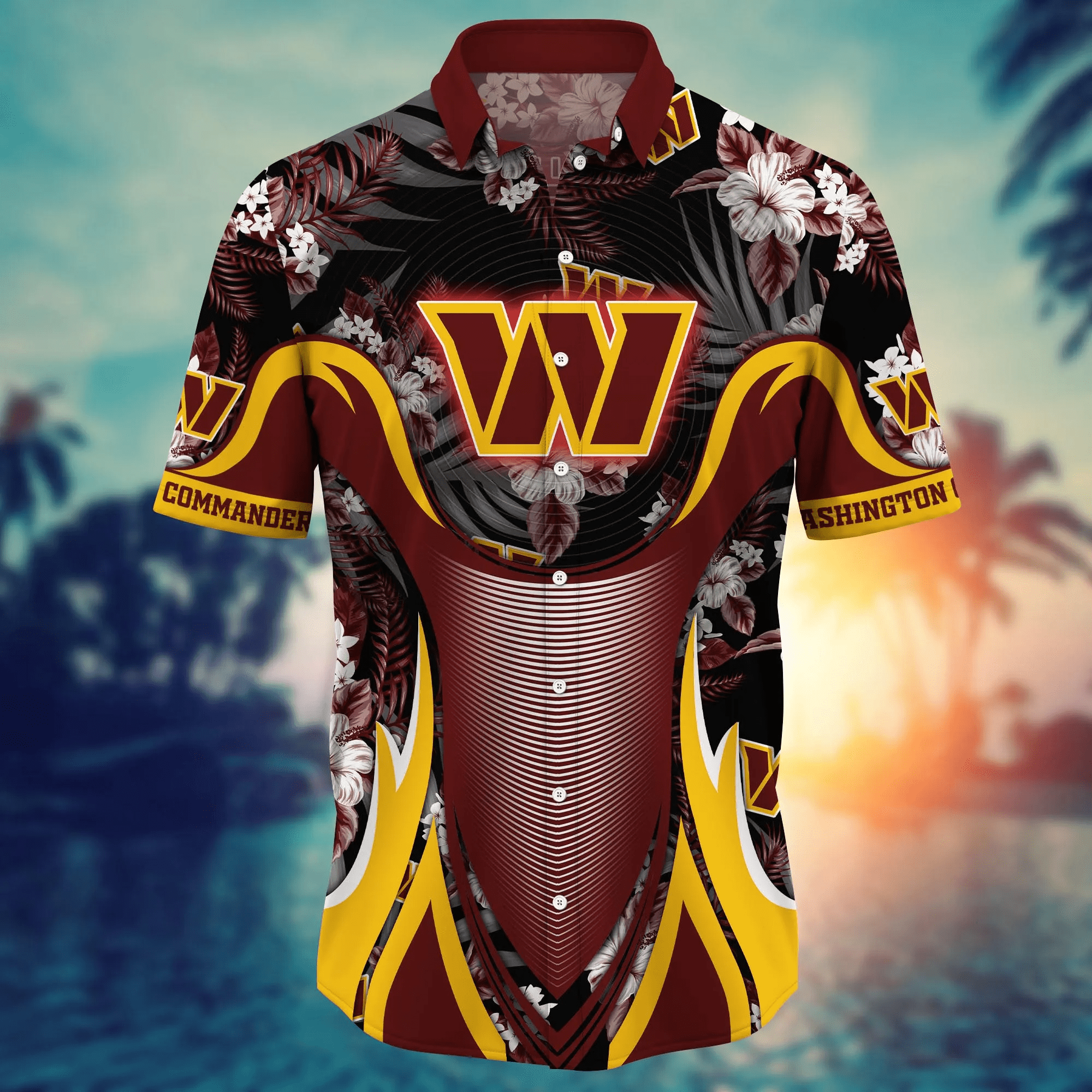 Washington Commanders NFL Hawaiian Shirt Picnics Aloha Shirt