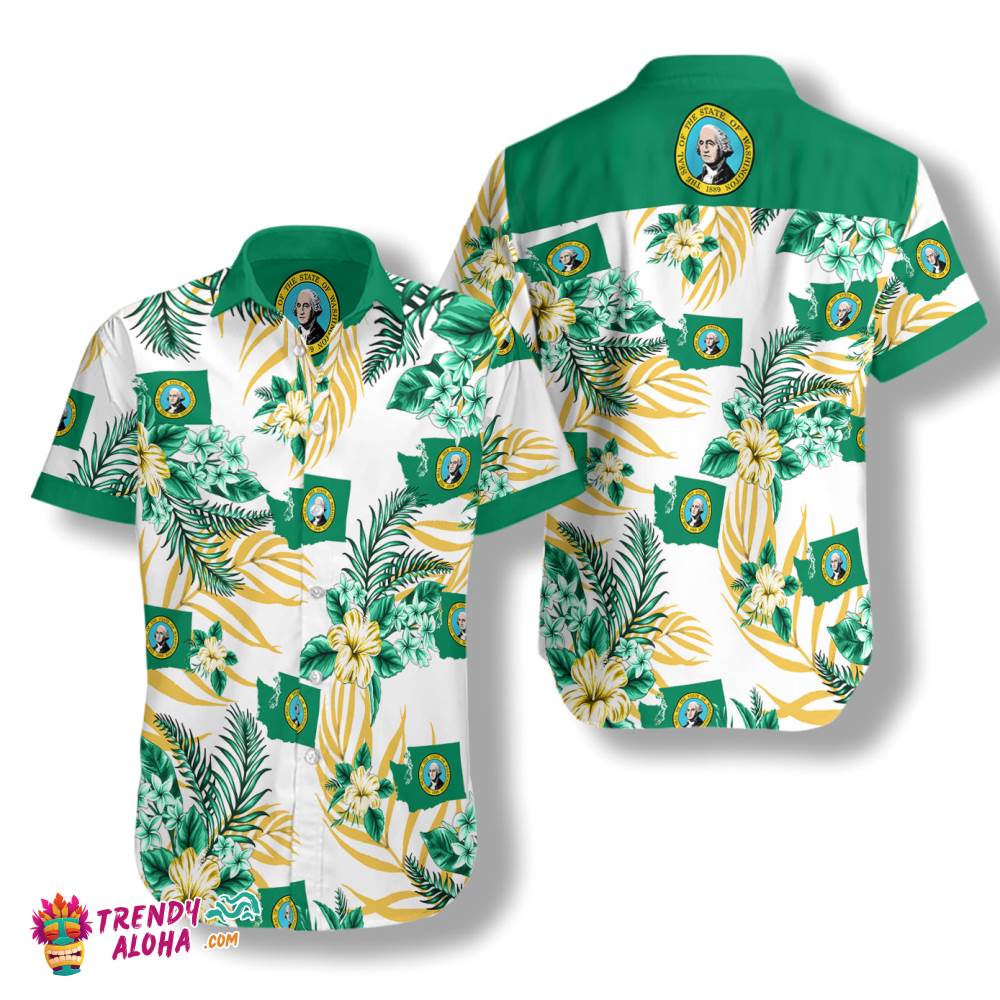 Washington Proud Hawaiian Shirt Washington Proud Hawaiian Shirt