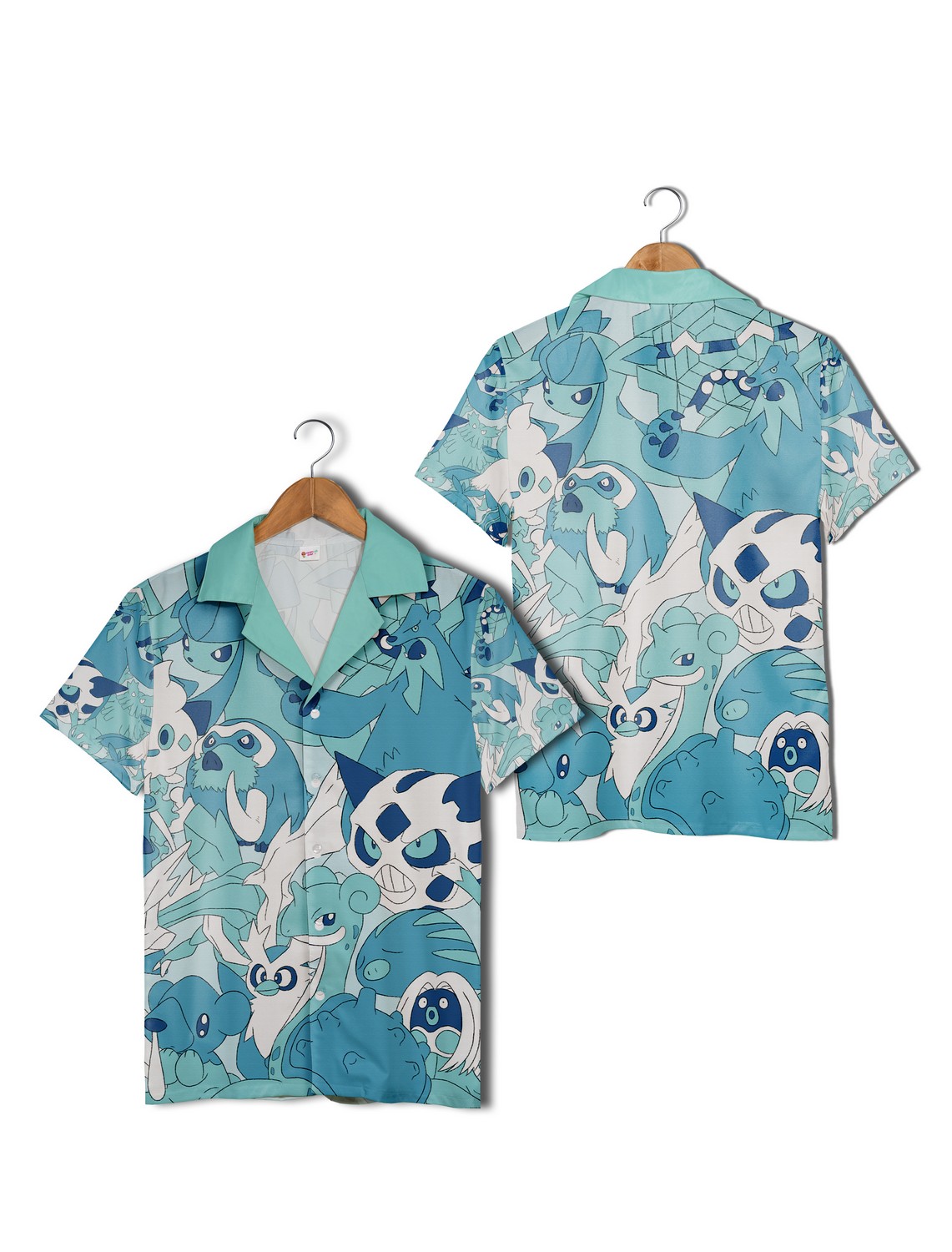 Water Pokemon Blue Hawaiian Shirt And Short For Men And Women Water Pokemon Blue Hawaiian Shirt And Short For Men And Women