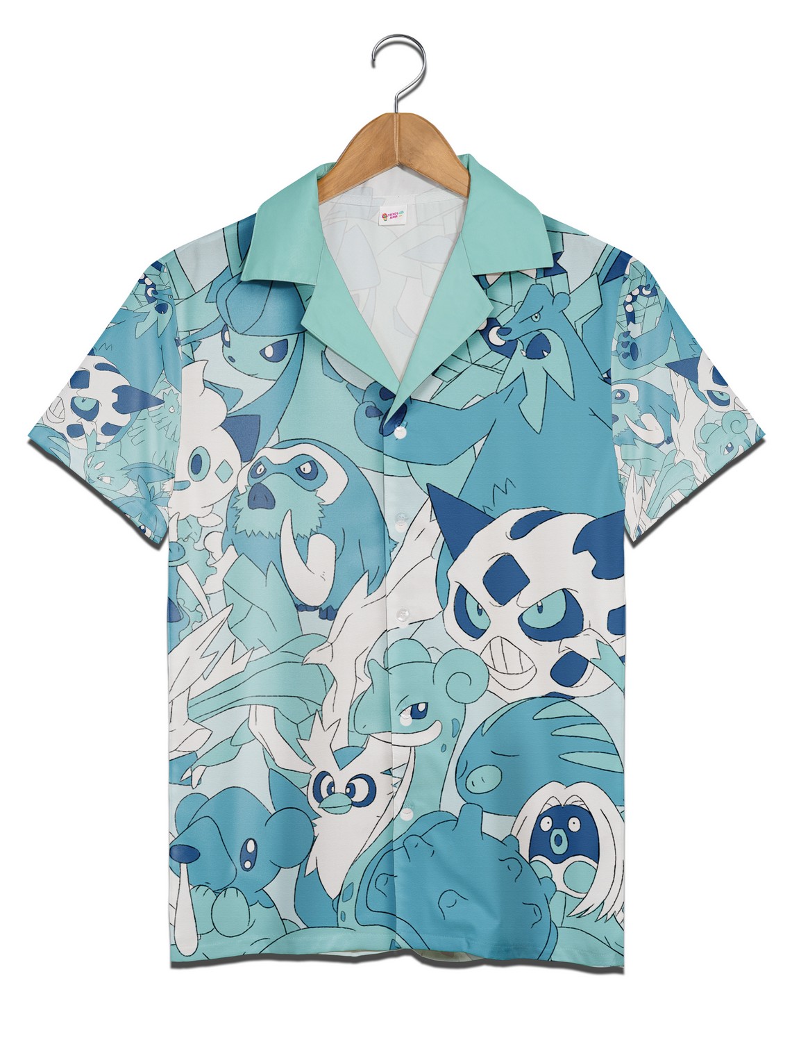 Water Pokemon Blue Hawaiian Shirt  And Short For Men And Women