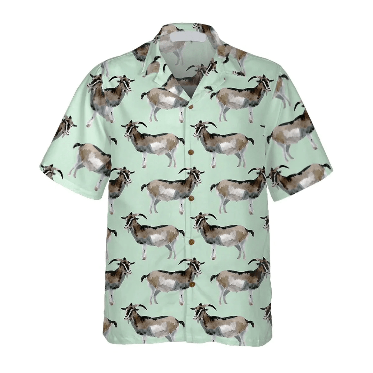 Watercolor Goat Pattern All Printed 3D Trendy Hawaiian Shirt, Summer Gifts For Men And Women Watercolor Goat Pattern All Printed 3D Trendy Hawaiian Shirt, Summer Gifts For Men And Women