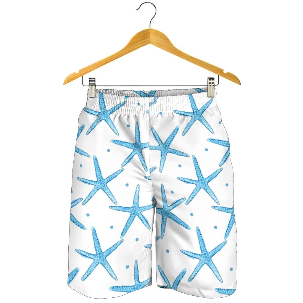 Watercolor Starfish Pattern For Men Women Kid Shorts