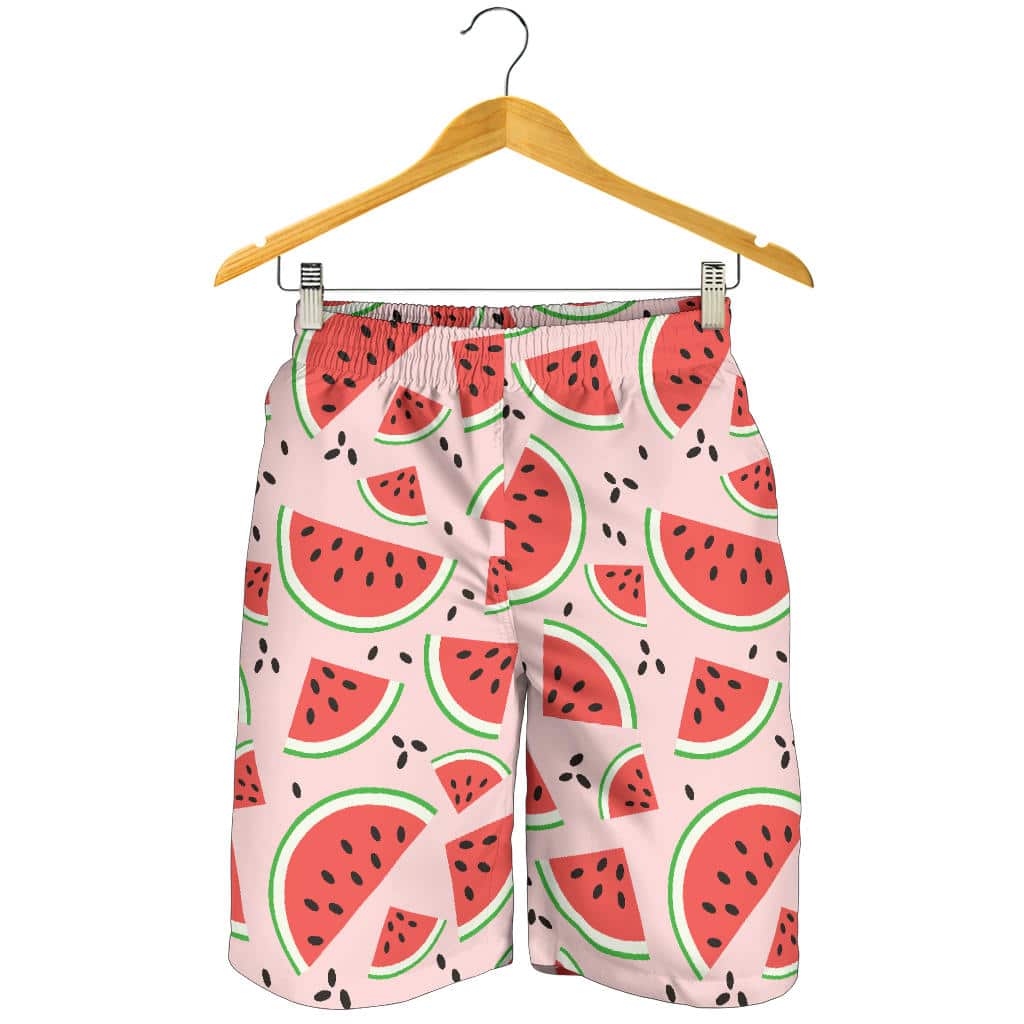 Watermelon Fruit Theme Shorts for Casual Family Wear
