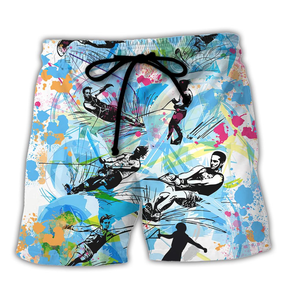 Waterskiing Saved Me From Being A Pornstar Now I’m Just A Waterskier Retro Style Trendy Aloha Hawaiian Beach Shorts Waterskiing Saved Me From Being A Pornstar Now I’m Just A Waterskier Retro Style Trendy Aloha Hawaiian Beach Shorts