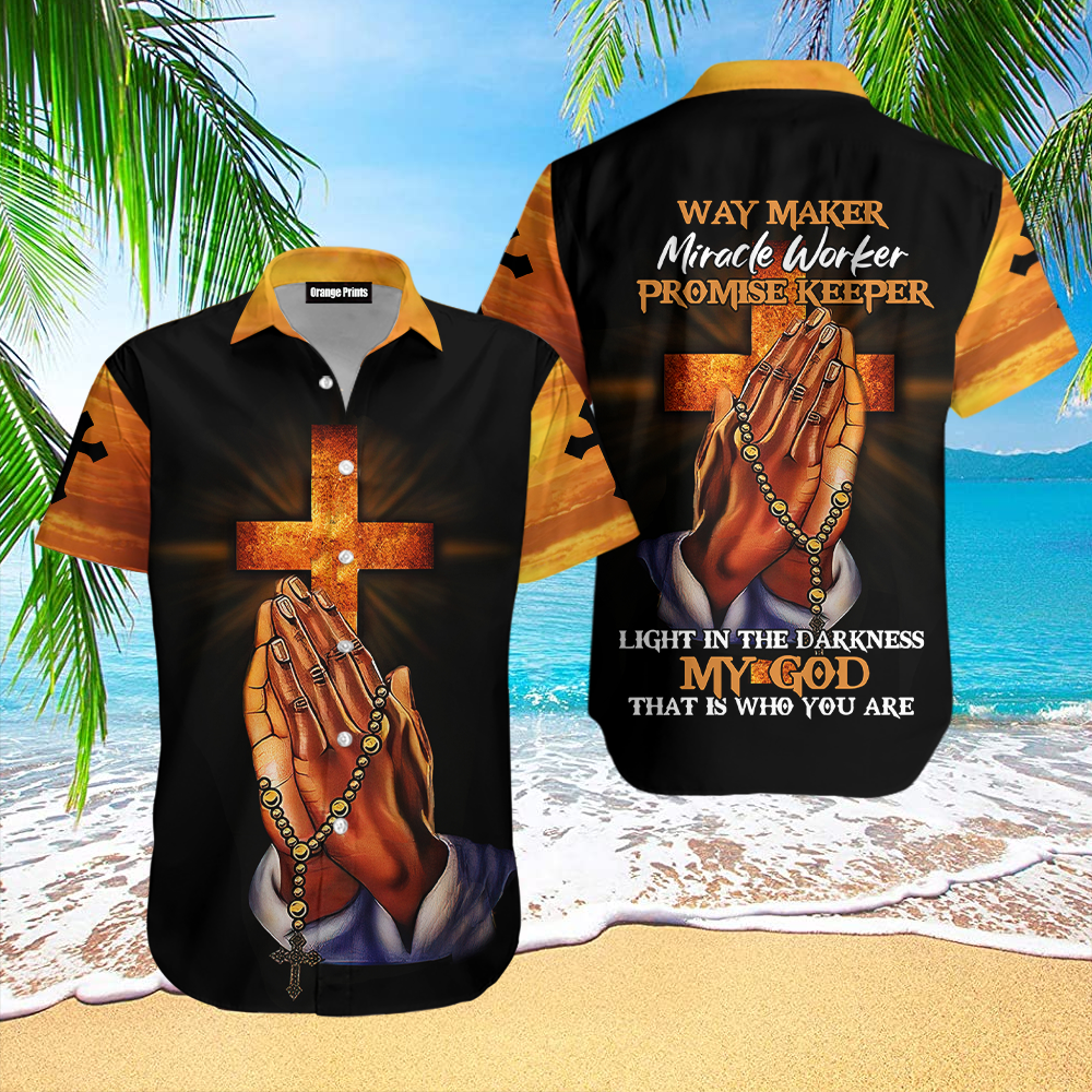 Way Maker Miracle Worker God Aloha Hawaiian Shirts For Men And Women |