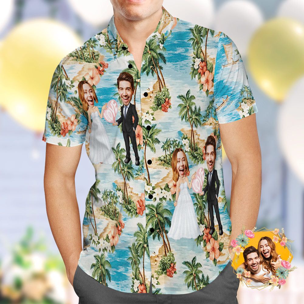 Wedding Gifts, Custom Hawaiian Shirt Personalized Wedding Hawaiian Shirt Best Wedding Gift Wedding Gifts, Custom Hawaiian Shirt Personalized Wedding Hawaiian Shirt Best Wedding Gift
