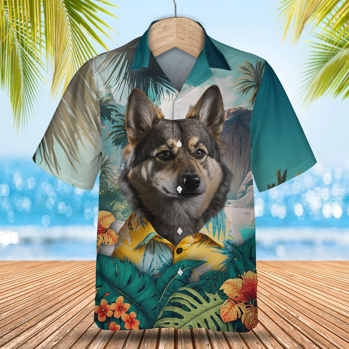 Weimaraner Silver Ghost’S Beauty In 3D Hawaiian Tropical Shirt