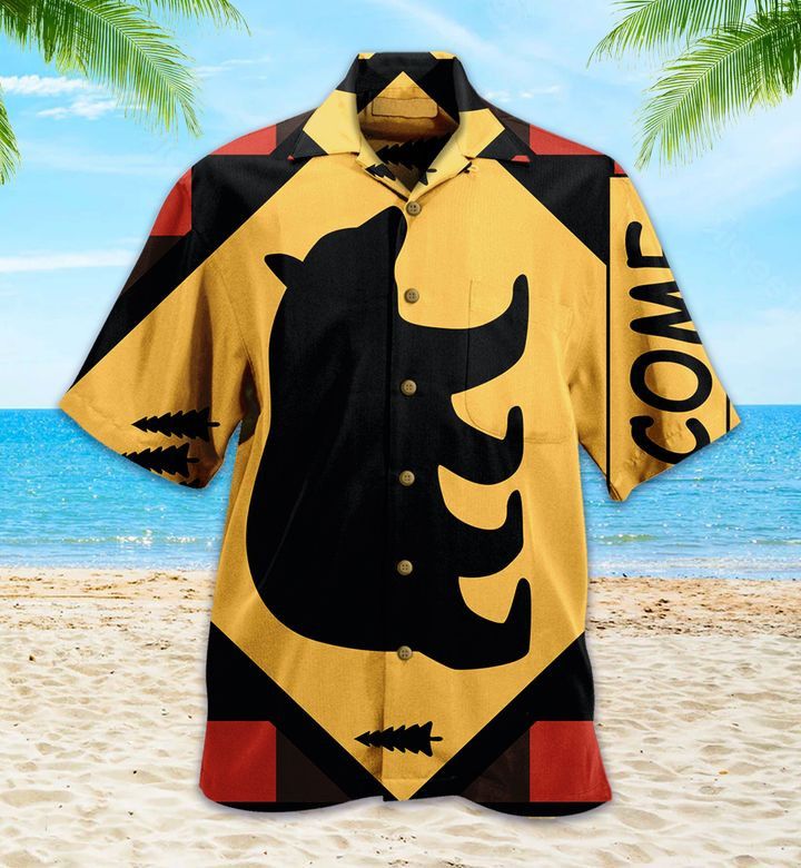 Welcome Bear Hawaiian Shirt 3D Summer Gifts