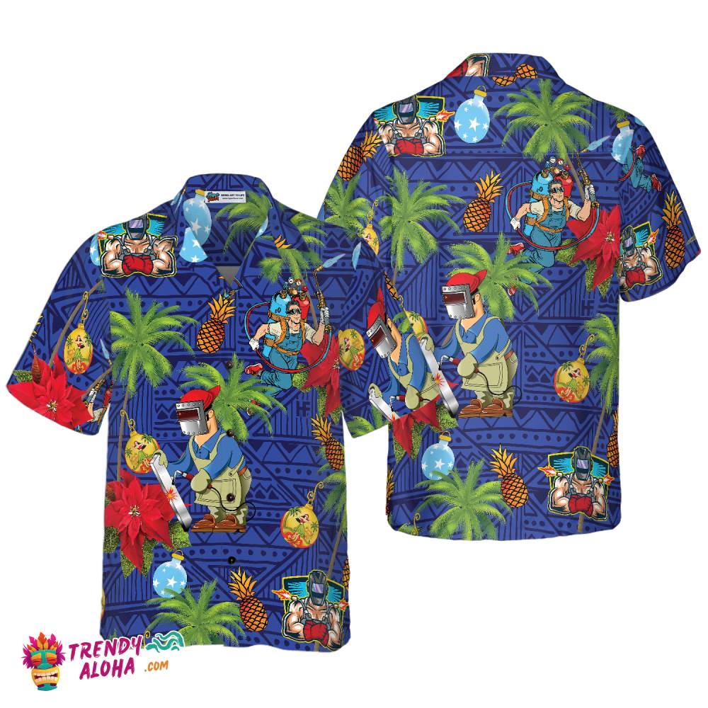 Welder Proud Hawaiian Shirt Welder Proud Hawaiian Shirt