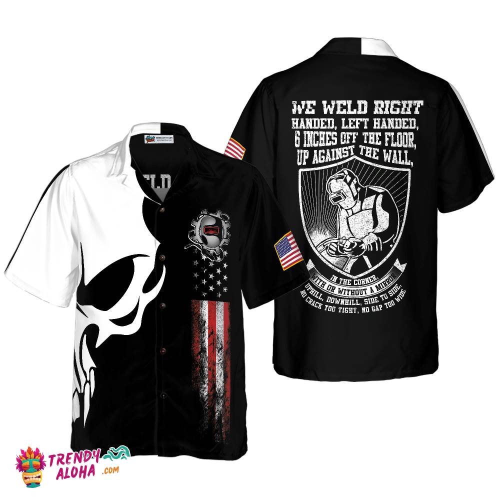 Welder Proud Skull 2 Hawaiian Shirt Welder Proud Skull 2 Hawaiian Shirt