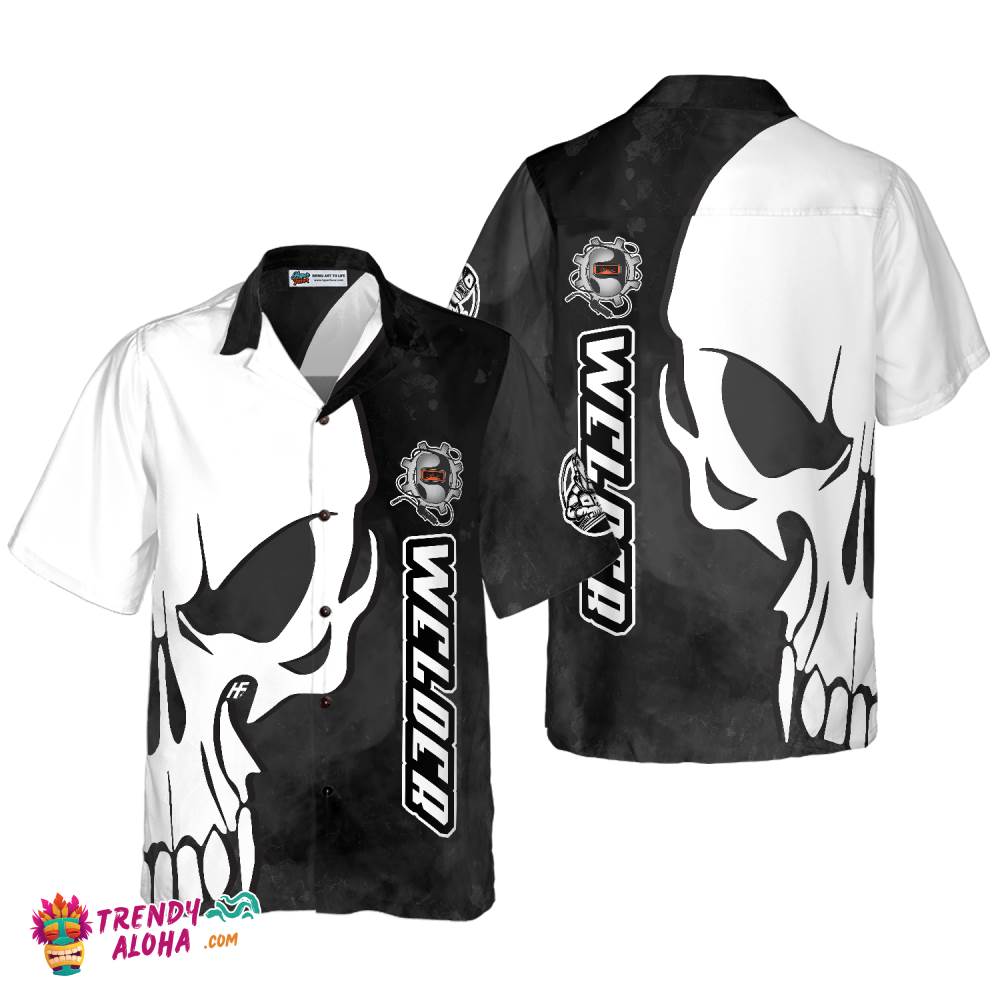 Welder Skull Hawaiian Shirt Welder Skull Hawaiian Shirt