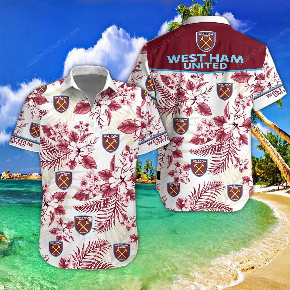 West Ham United Fc Flower Tropical Trendy Hawaiian Shirt V2 Aloha Shirt